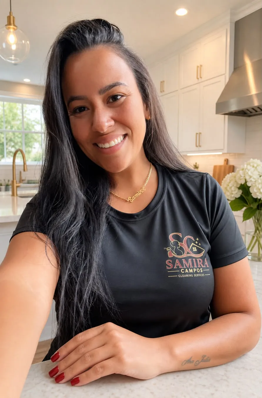 Samira Campos, owner of Samira Campos Cleaning Services